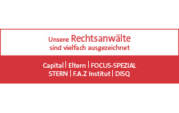 Auszeichnung Top Rechtsanwälte Auszeichnung Top Rechtsanwälte